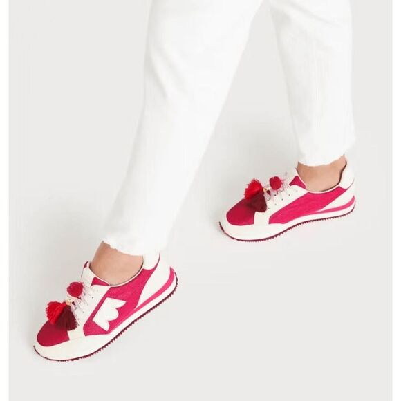Birdies The Roadrunner x 21seeds Sneakers Limited Edition Hibiscus Raffia Pink W - Picture 1 of 10